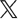 X icon